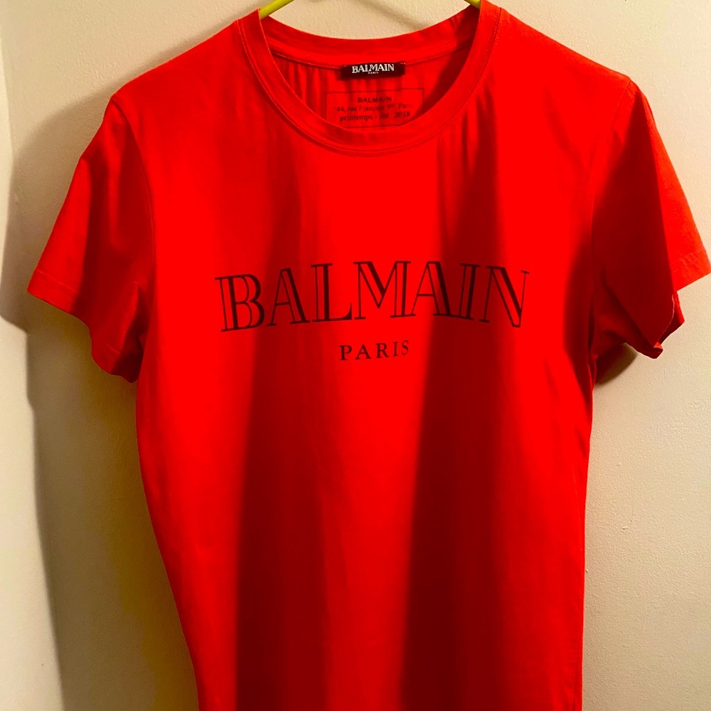 Balmian Logo Print T-shirt